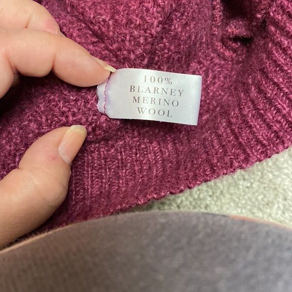 Maroon Blarney Aran Originals sweater - Picture 9 of 9